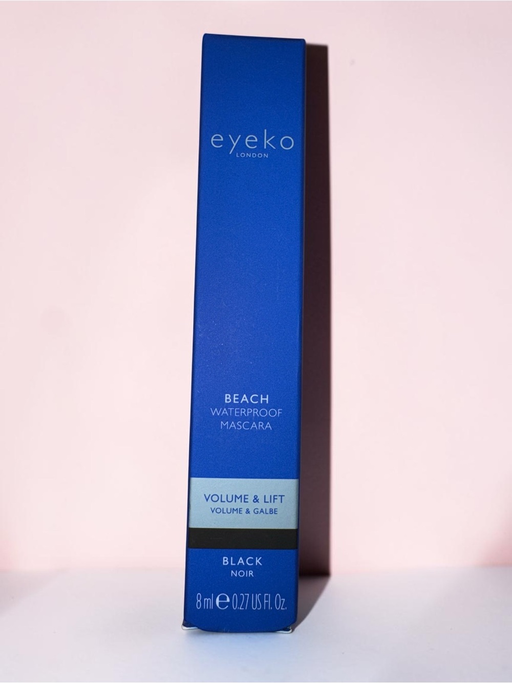 Eyeko Beach Waterproof Mascara Black Volume & Lift 8ml NEW